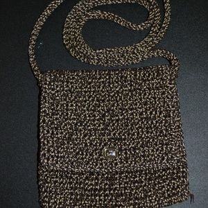 Sak Crochet Long Strap Zipper Flap Crossbody Purse